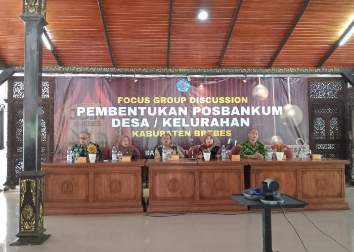 Perkuat Akses Keadilan Bagi Masyarakat, Bagian Hukum Setda Brebes Paparkan Posbakum di FGD