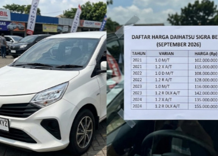 Update Harga Daihatsu Sigra Bekas September 2026 Tipe D, M, X, & R