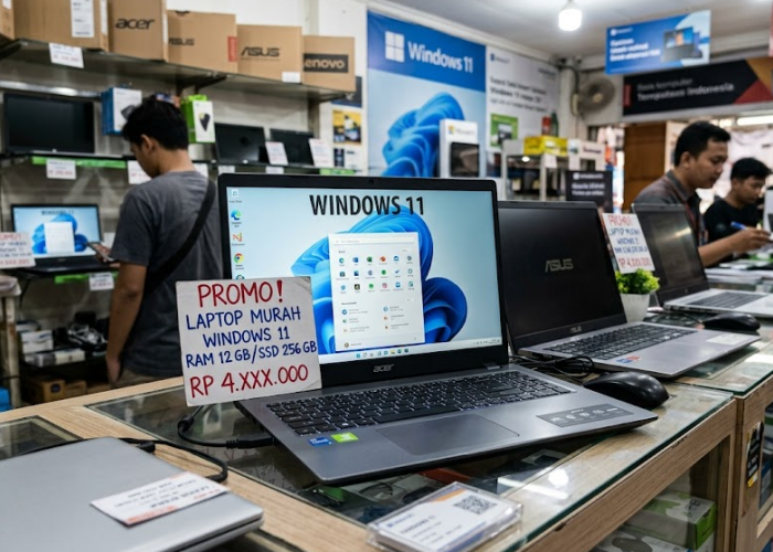 5 Laptop Murah Windows 11 RAM 12 GB Terbaik 2026, Performa Kencang dengan Harga Bersahabat