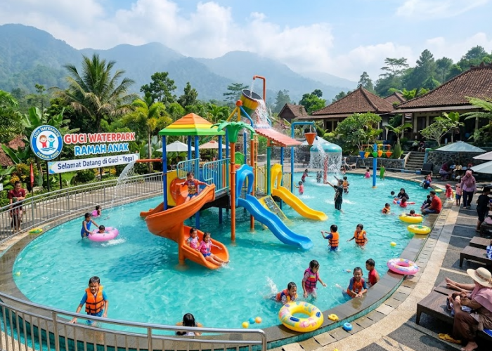 Bikin si Kecil Betah, 5 Kolam Renang Ramah Anak di Guci Tegal yang Wajib Masuk Daftar Liburan Keluarga
