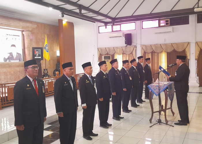 Lantik 10 Pejabat di Tegal, Wali Kota Dedy Yon Tekankan Hal Ini