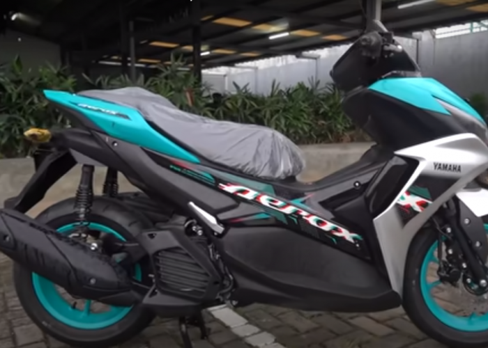 Tampilan Sepeda Motor Yamaha Aerox 2023 Kian Stylish, Cek Harga Terbaru Semua Tipenya di Sini 