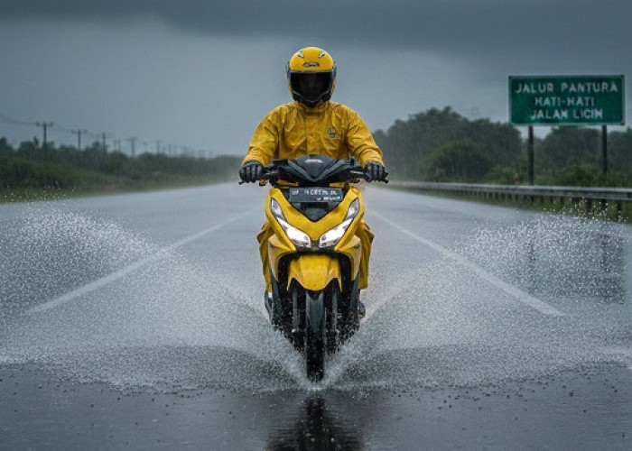 Tetap #Cari_Aman Berkendara Saat Hujan, Potensi Aquaplaning Bisa Berakibat Fatal