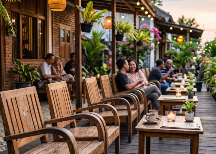 Pas Buat Refreshing! Ini Kafe Outdoor Nuansa Syahdu di Pekalongan buat Nongkrong Sore
