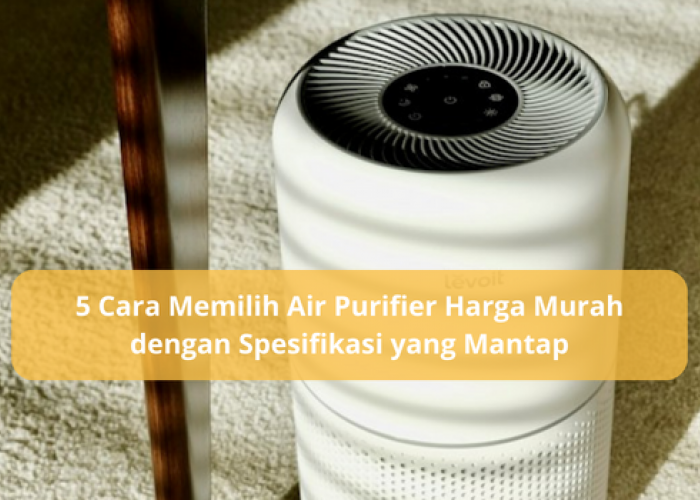 5 Cara Memilih Air Purifier Harga Murah dengan Spesifikasi yang Mantap, Cocok untuk Semua Ruangan