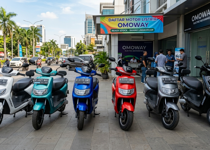 Daftar Motor Listrik OMOWAY Canggih, Bikin Kaget Semua Orang!