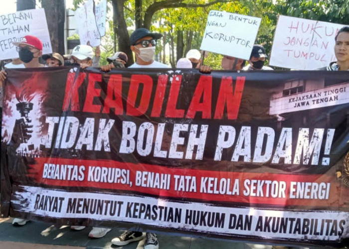 Misteri Aksi Demo Bertopeng di Kejati Jateng, Tolak Dialog dan Sebut Nama 'Drakula'