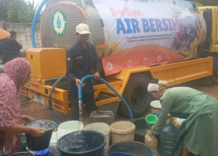 Lazismu Jatinegara Tegal Salurkan Air Bersih ke Tiga Desa Terdampak Kemarau