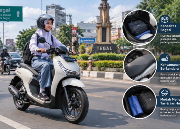 Bagasi Matic Pelajar: 4 Motor Stylish yang Muat Tas Sekolah dan Jas Hujan
