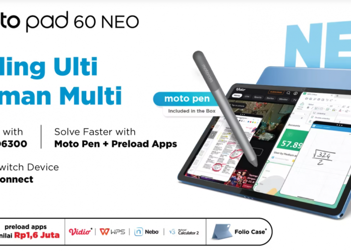 Review Moto Pad 60 Neo, Tablet Layar Tajam 2.5K Termurah yang Bikin Produktif