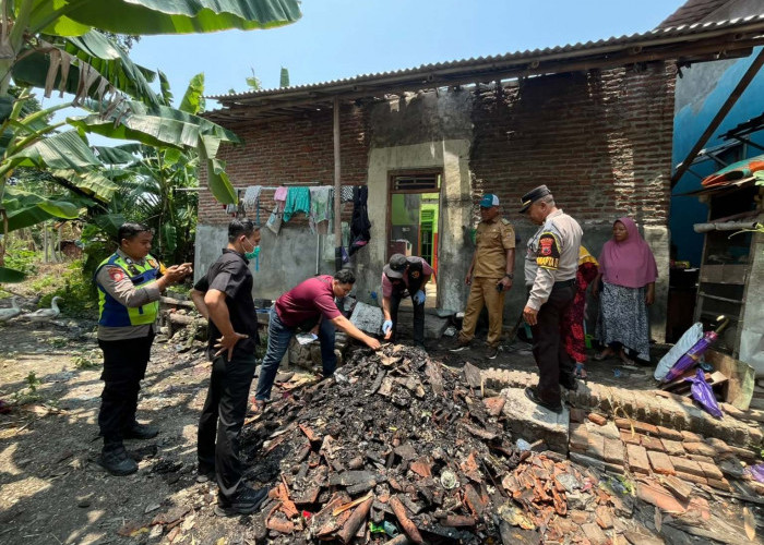 Rumah Warga Pegundan Pemalang Terbakar, Diduga Akibat Korsleting Listrik