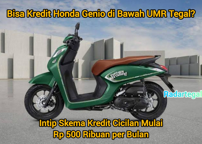 Bisa Kredit Honda Genio di Bawah UMR Tegal? Intip Skema Kredit Cicilan Mulai Rp500 Ribuan per Bulan