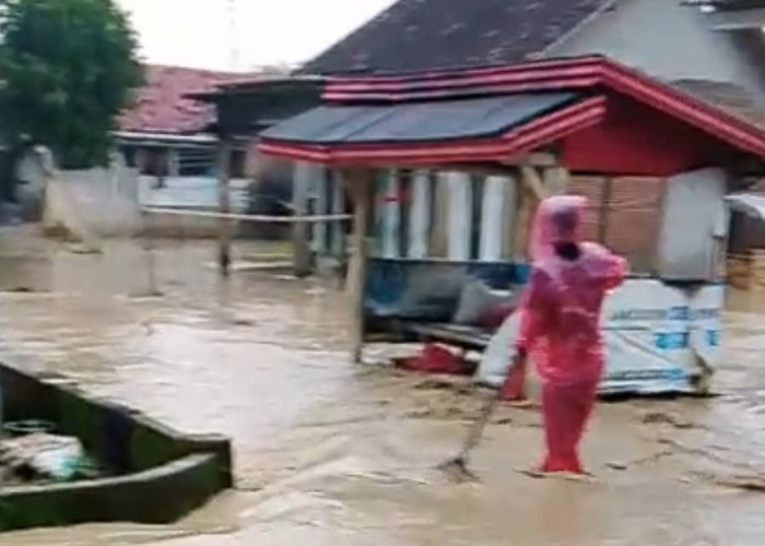Sungai Babakan Meluap, Pemukiman di Cikeusal Lor-Ketanggungan Terendam Banjir