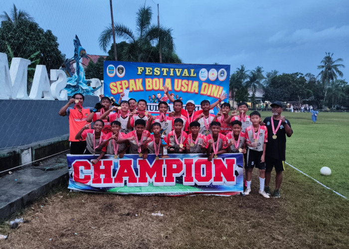 TOP BGT! Slawi United U-13 Kabupaten Tegal Juara 1 Samudra Cup Pangandaran