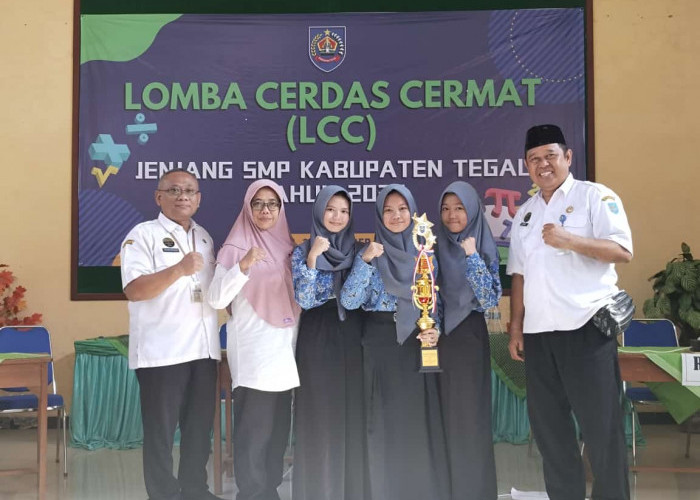 SMPN 1 Balapulang Kabupaten Tegal Juara I Lomba Cerdas Cermat SMP