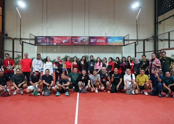 Intip Serunya Gathering Pelanggan Telkomsel Main Padel di Jogja