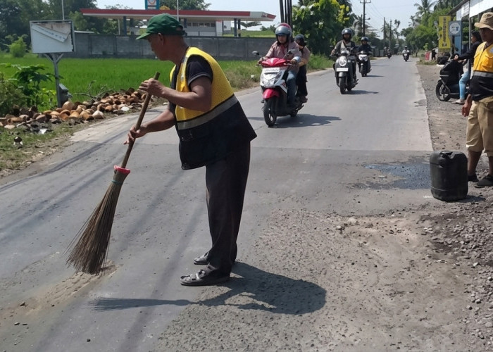 Dikucur Rp4,4 Miliar, Perbaikan Jalan Babakan-Jatibogor Tegal Rampung Oktober