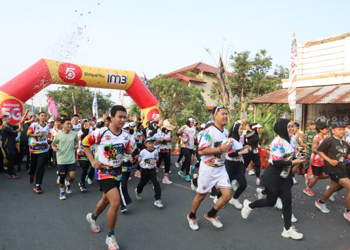 Semarak HUT ke-81 TNI, Kodim Pemalang Gelar Color Fun Run 2026