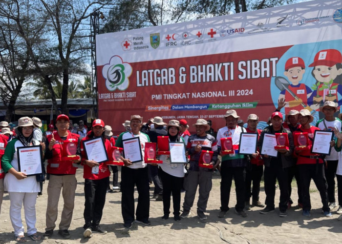 Mantap! 8 Penghargaan Diraih PMI Kabupaten Tegal di Ajang Sibat Nasional 2024