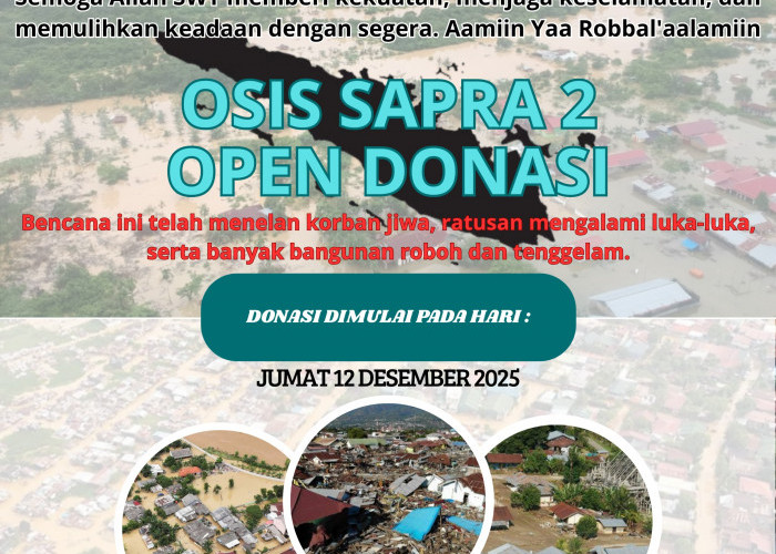 Peduli Sumatera, OSIS SMK Satya Praja 2 Petarukan Galang Donasi untuk Korban