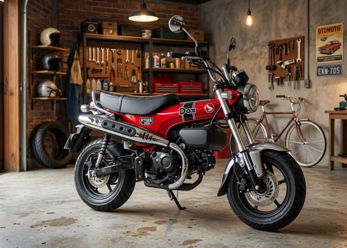 Review Honda ST125 Dax 2026, Motor Bebek Unik dengan Harga Selangit