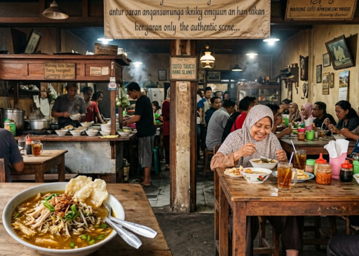 Tempat Makan Soto Terenak di Tegal yang Legendaris dan Paling Juara Tauconya