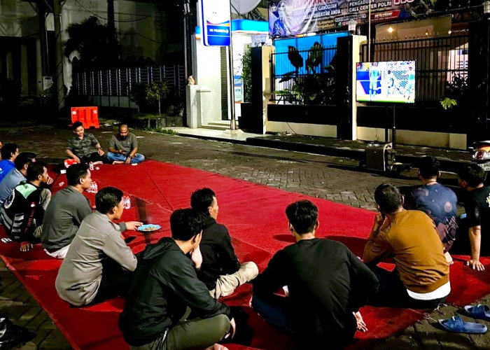 Kapolres Tegal Kota Ajak warga dan Komunitas Ojol Nobar Piala Dunia 2026