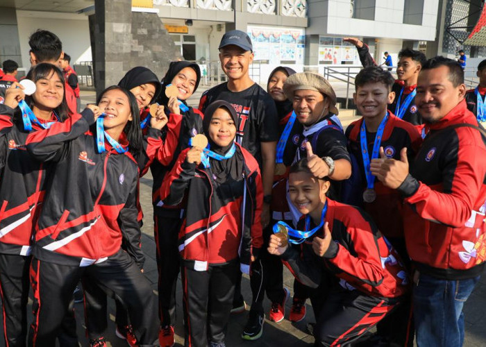 Atlet Popnas Jateng Boyong 39 Medali Emas, Ganjar Bangga Pembibitan Tuai Hasil