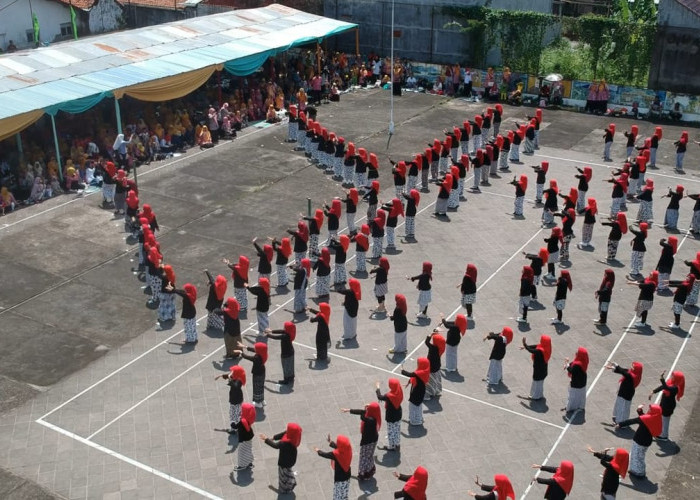 148 Guru Raudlatul Athfal di Kabupaten Tegal Tampilkan Tari Kolosal Meriahkan HAB