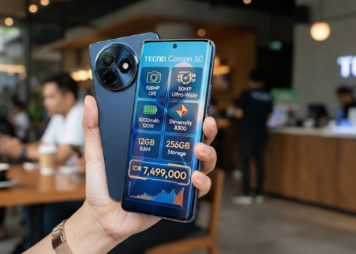 Ulasan Spesifikasi dan Harga Tecno Camon 50 Resmi Indonesia: HP Mid-Range Kamera Sultan