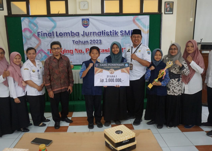 Kereen! SMPN 1 Balapulang Juara 1 Lomba Jurnalistik Disdikbud Kabupaten Tegal 