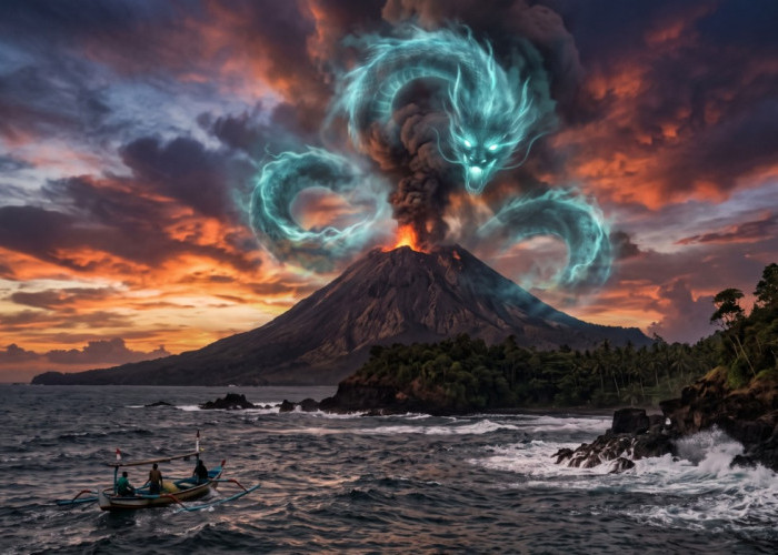 Bikin Merinding! Ini Mitos Anak Gunung Krakatau yang Sering Dirasakan Para Pelaut