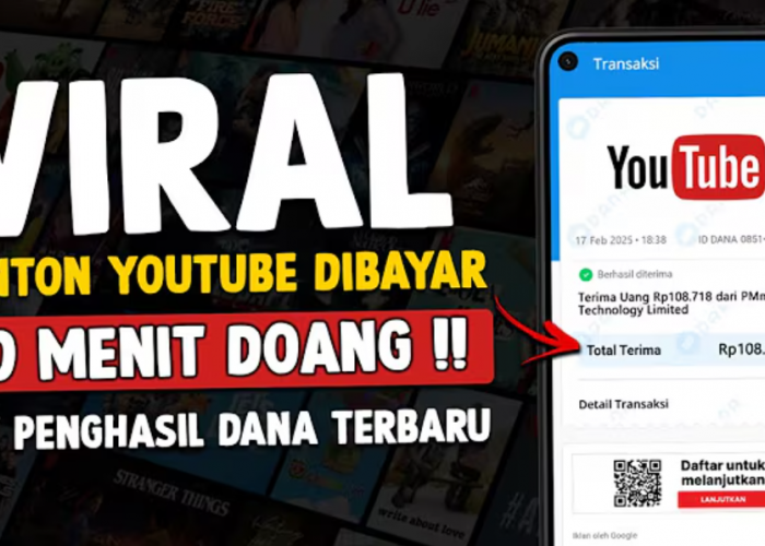 Gabut Scroll Youtube 30 Menit dapat 7 Dollar, Aplikasi Penghasil DANA Ini Jarang Ada yang Tahu