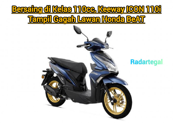 Bersaing di Kelas 110cc, Keeway ICON 110i Tampil Gagah Lawan Honda BeAT