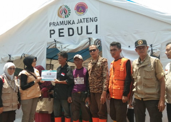 Huntara dan Kelas Darurat Pramuka Jateng untuk Korban Gempa Cianjur Bisa Ditempati Sebelum Puasa