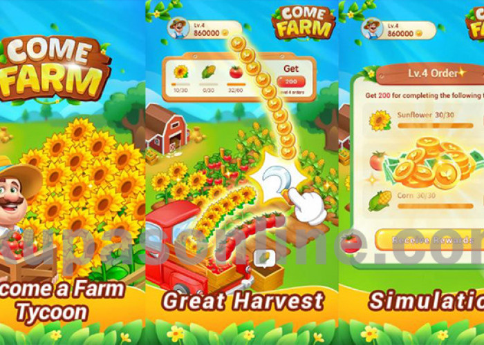 Cuma 5 Menit Main Game Come Farm, Anda Bisa Tarik Saldo DANA Hingga 800 Ribuan