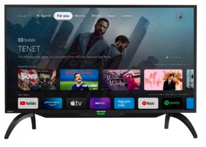 Spesifikasi TV LED SHARP Layar 42 Inch Google TV 2T-C42EG1i Harga 3 Jutaan, Fitur Unggulan Siap Menanti