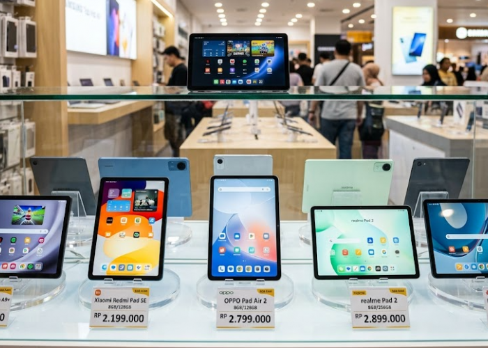Varian Tablet RAM 8GB Dibawah 3 Juta Terbaik 2026, Spek Kencang dan Anti Lemot!