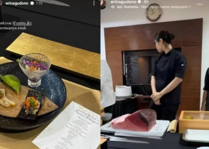 Erina Gudono Pamer Omakase Masakan Jepang, Netizen Meradang: Gue Marah ya 