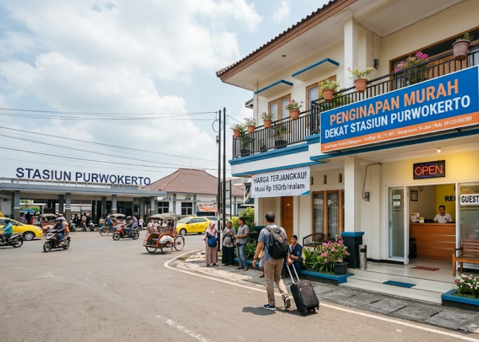 Mulai Rp100-an, 7 Penginapan Murah Dekat Stasiun Purwokerto yang Nyaman dan Strategis untuk Berbagai Kebutuhan