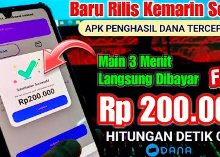 Baru Rilis, Apk Penghasil DANA Tercepat Ini Bagi Uang Rp200.000 secara Cuma-cuma