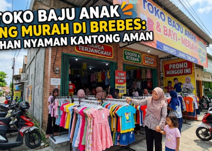 5 Toko Baju Anak yang Murah di Brebes, Pilihan Nyaman Bikin Kantong Aman