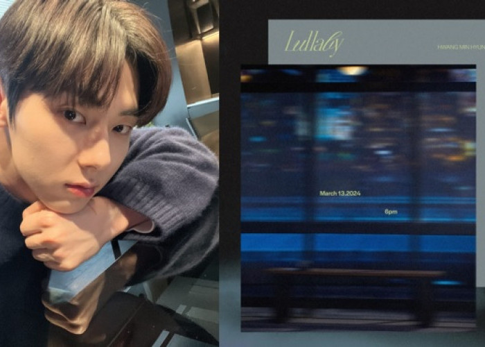 Single Digital Hwang Min Hyun Rilis 13 Maret 2024, Lullaby Hadirkan Poster Pemandangan Dini Hari di Halte Bus