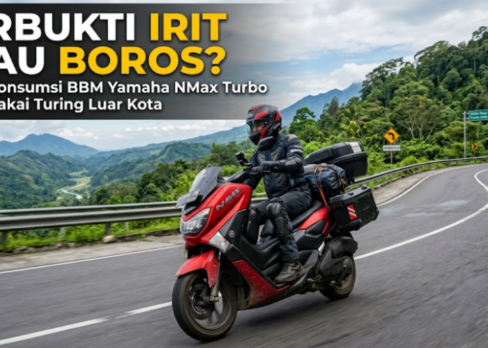 Terbukti Irit atau Boros? Segini Konsumsi BBM Yamaha NMax Turbo saat Dipakai Turing Luar Kota