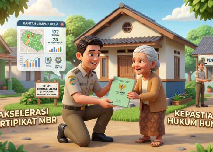 Dukung 3 Juta Rumah, Kantah Kabupaten Tegal Kebut Sertifikat MBR 