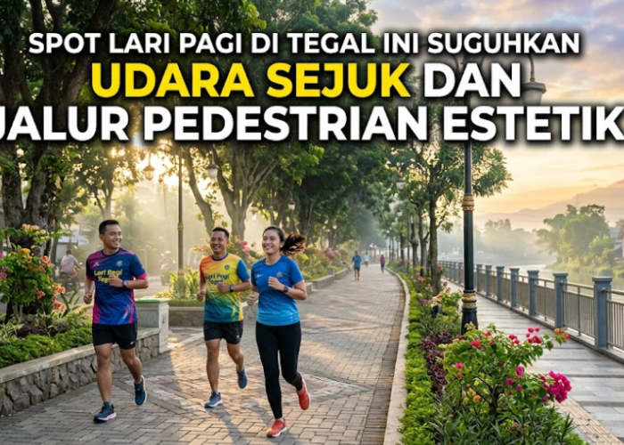 Spot Lari Pagi di Tegal yang Paling Rindang untuk Bakar Kalori Besok Subuh