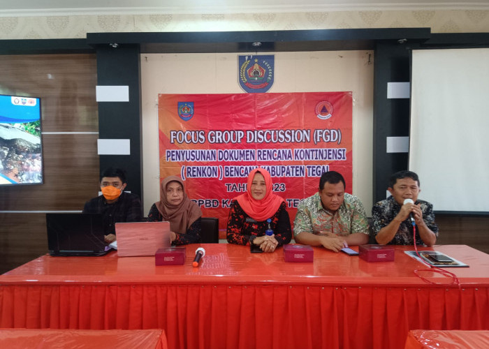 Susun Dokumen Rencana Kontijensi Bencana, BPBD Kabupaten Tegal Gandeng Undip 