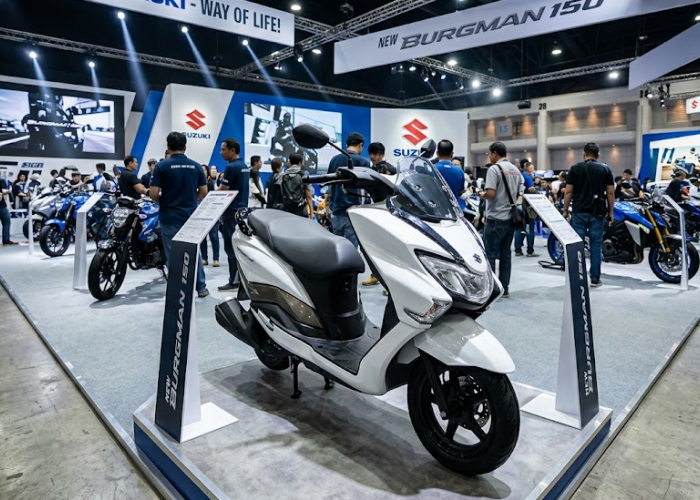 15 Keunikan Suzuki Burgman 150 yang Membuatnya Berbeda dari Skutik Lain