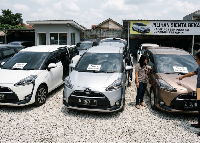 Harga Toyota Sienta Bekas Tipe G, V, dan Q: Apa Saja Perbedaan Fiturnya?