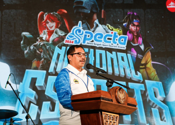 Launching Jawa Tengah Specta Tahun 2024, Pj Gubernur Jateng Sempat Main Mobile Legend 